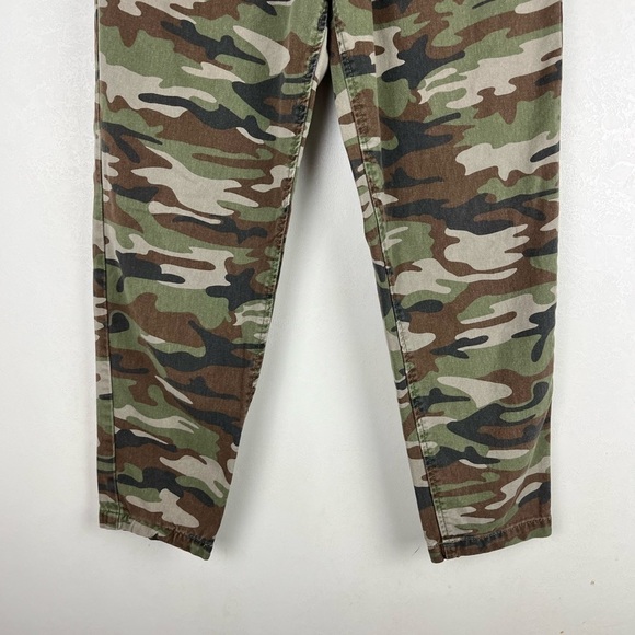forever 21 Green Camo Print Jeans Pleated XS - Picture 5 of 11